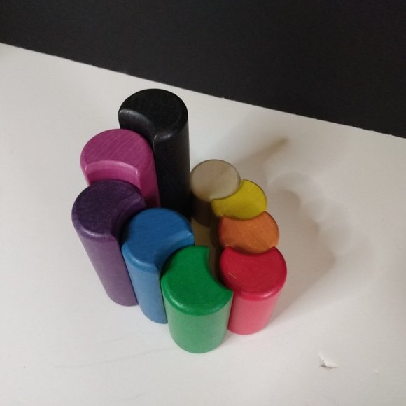 BAJO Colorful Shape Pyramid Puzzle - Picture 3 of 6